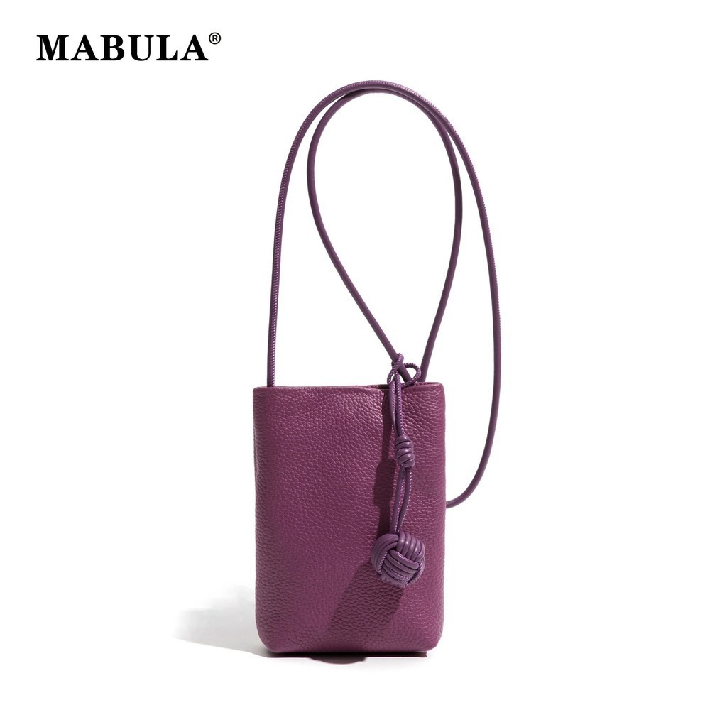 MABULA Women Genuine Leather Small Crossbody Bag Designer Cell Phone ...