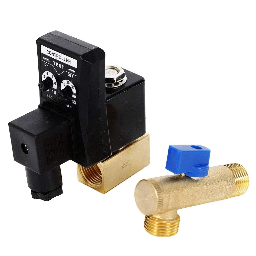 1/2" Automatic Electronic Drain Valve Timed Air