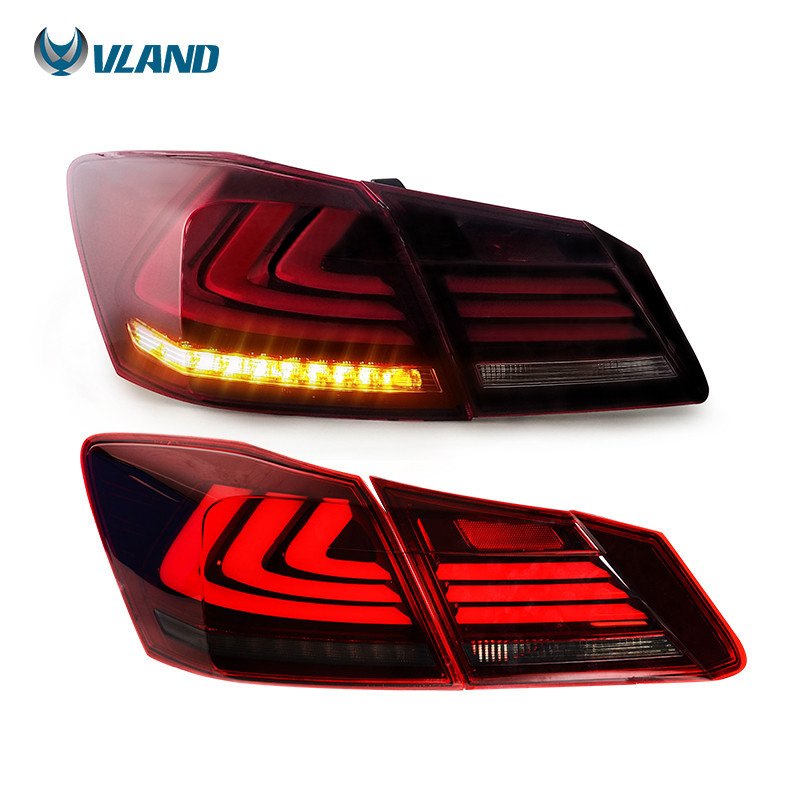 VLAND Factory Full LED Car Taillights Assembly 2013-2015 9th Gen Rear ...