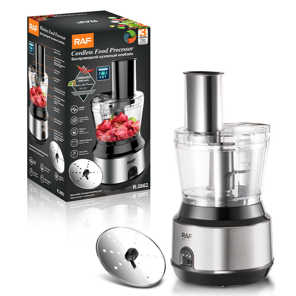 RAF Quality 2 in 1 Rechargeable Blender Yam Pounder Shredded FuFu ...