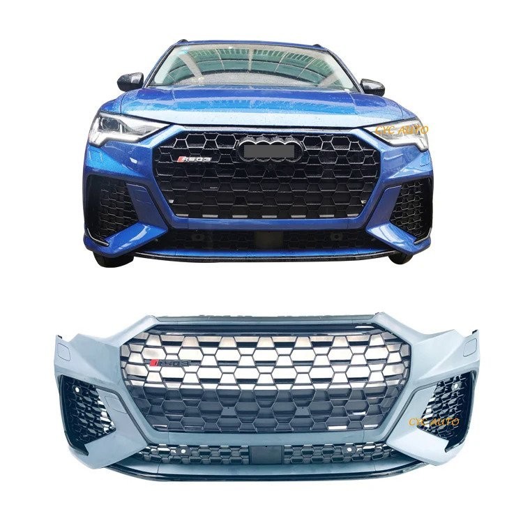 Auto BodyKit RSQ3 bumper for Audi Q3 RSQ3 Style Front Bumper With grill