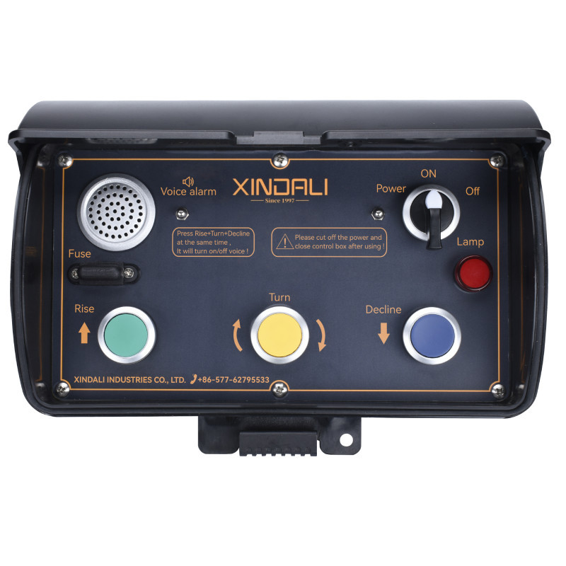 Waterproof 3 holes lift tail control box system with voice alarm push ...