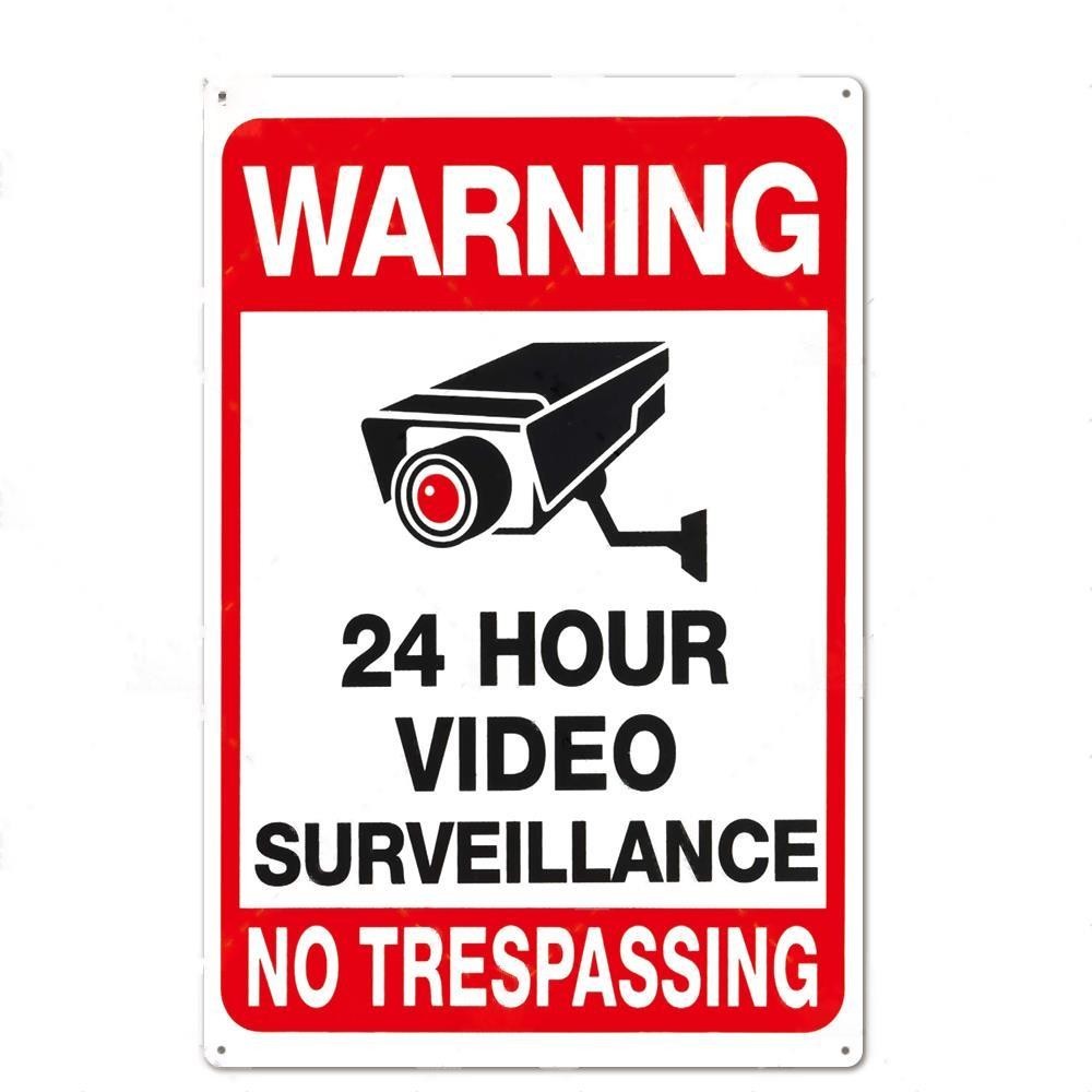 Stickers Waterproof prevent bask in No Trespassing No Entry Private ...
