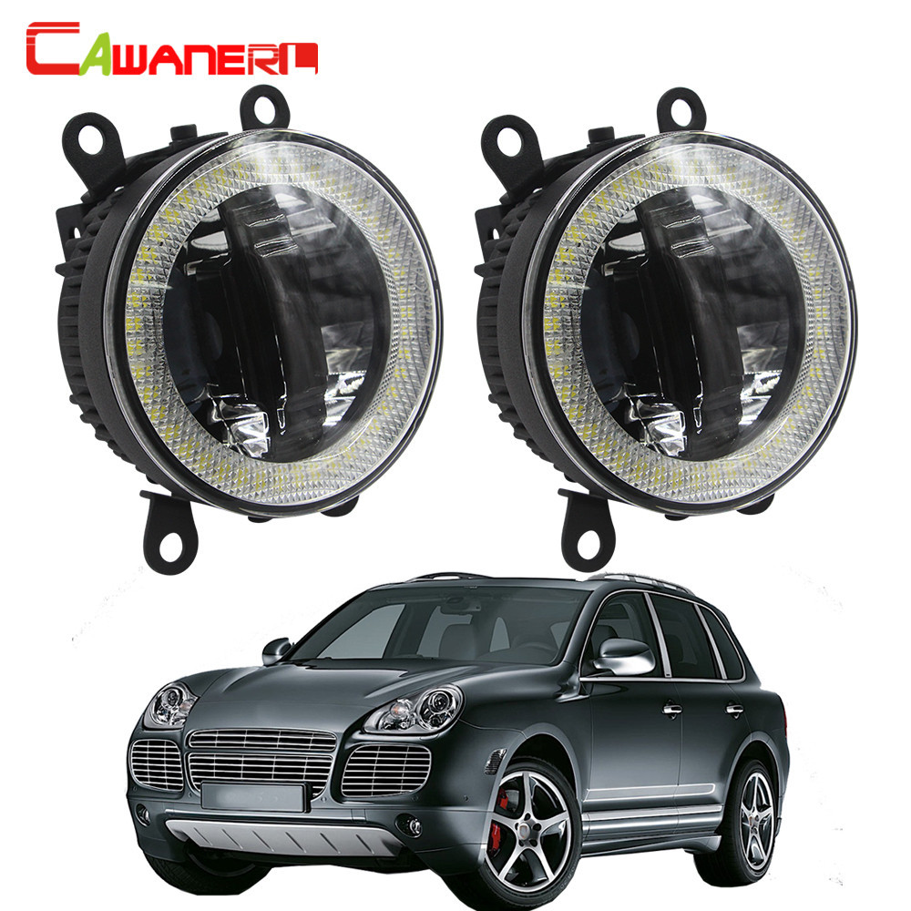 Cawanerl For Porsche Cayenne 955 2002-2015 Car 3000LM LED Bulb Fog ...