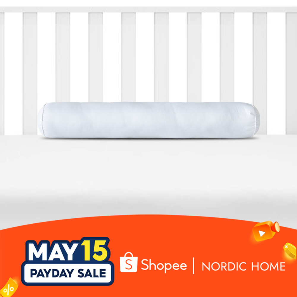 𝗡𝗢𝗥𝗗𝗜𝗖 𝗛𝗢𝗠𝗘 Baby Bolsters Pillow with Hypoallergenic Fiber Fill (2PC 12x21) Shopee Philippines