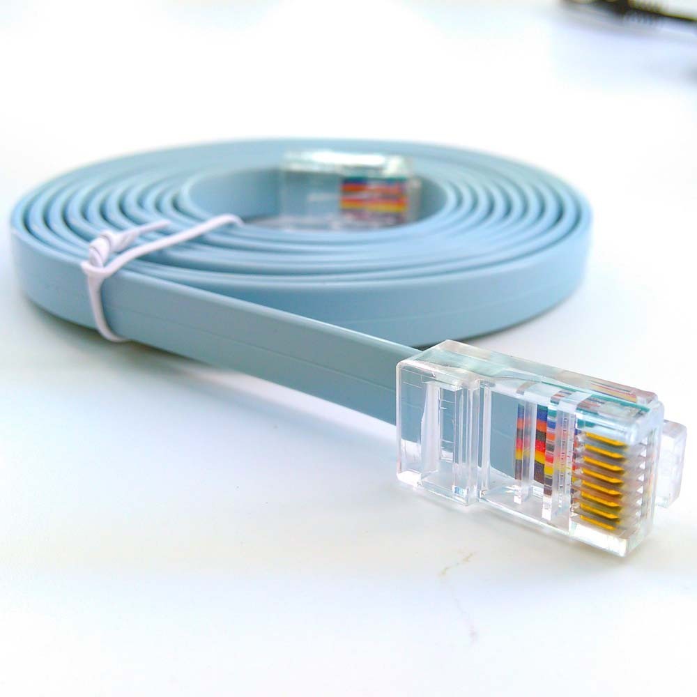 RJ45 Crossover Cable 72-1259-01 Routers Noodles Flat 8P Console ...