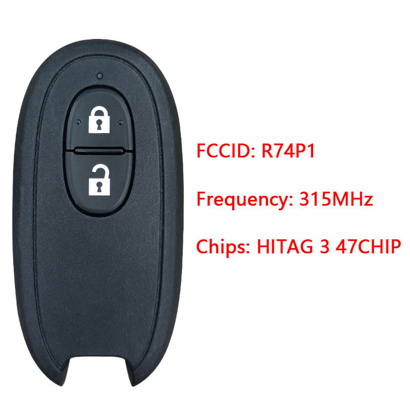 ☢Smart Card Remote Key Fob for Suzuki Alto Wagon R Every Hustler Spcia ...