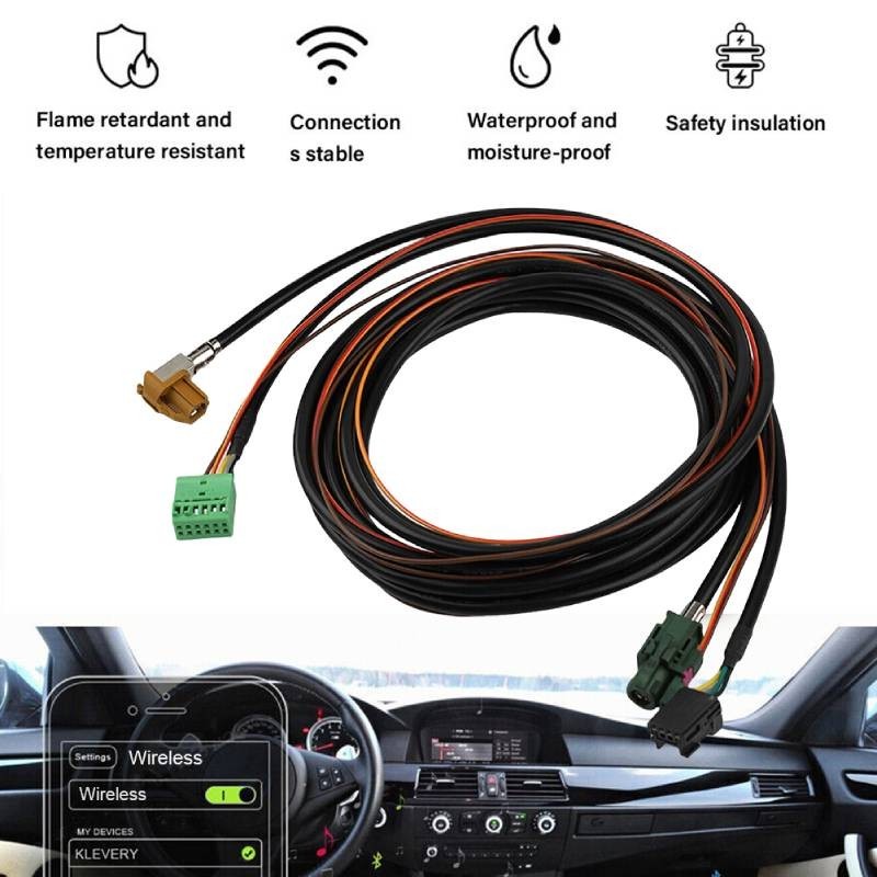 ☈1.8M CarPlay Media USB AUX Switch Wiring Harness MIB2 MDI USB AMI ...