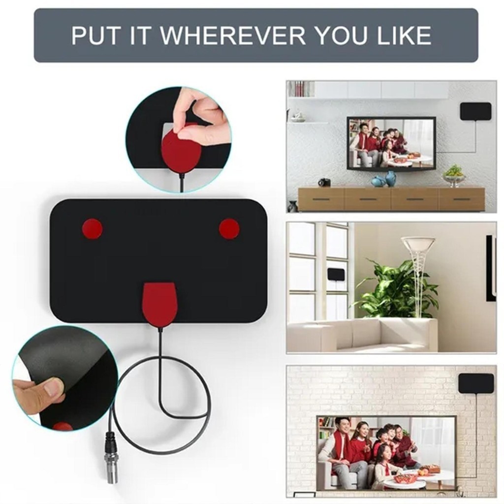 thumbnail interactive-video image 1 of Digital HDTV Antenna Signal Booster – 15dB Gain For Indoor TV / DTV Box (ANT-MP33) 1 of 4