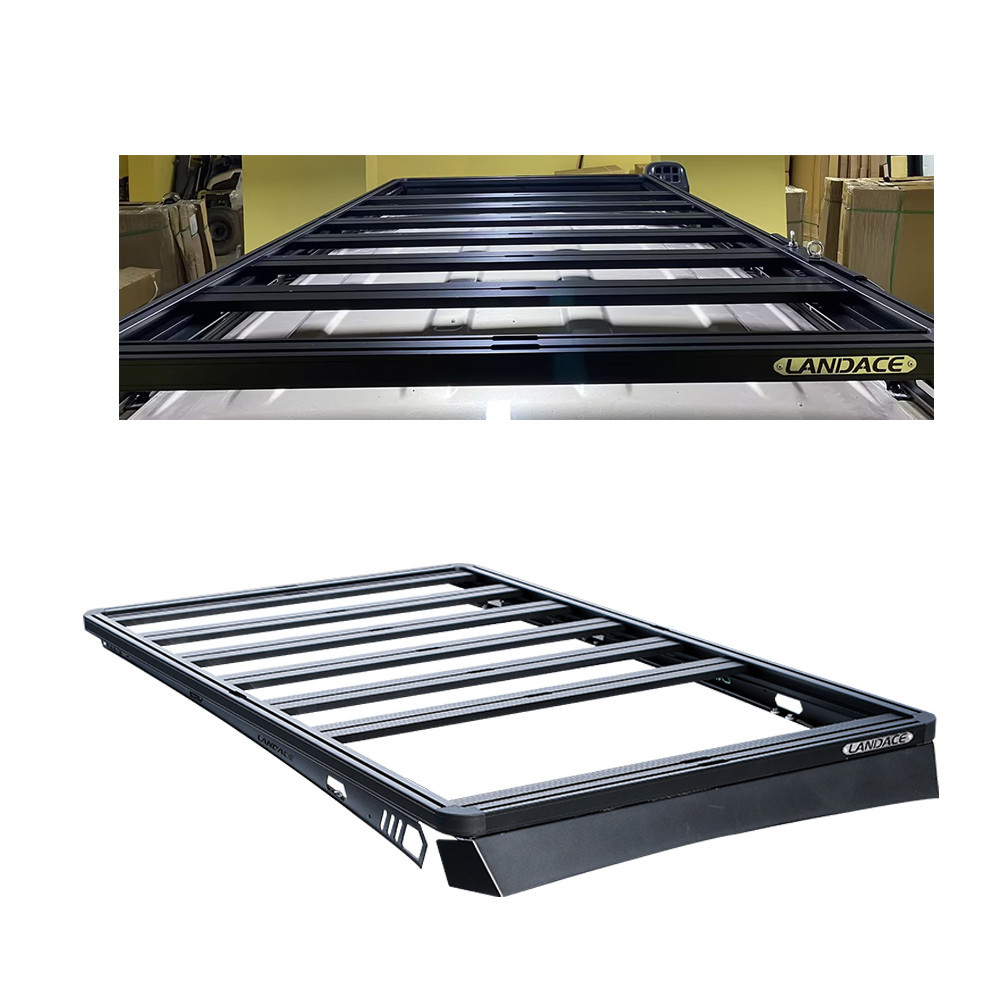 4Runner Top Roof Rail Rack Cargo Carrie Aluminum Alloy Flat Car Roof ...