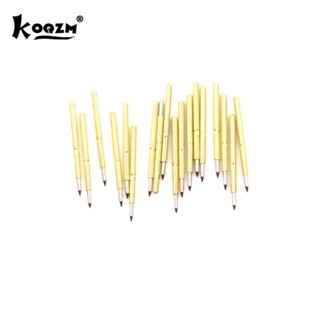 ☃100pcs P75-B1 Dia 1.0mm Cusp Spear Spring Loaded Test Probes Pogo Pins ...