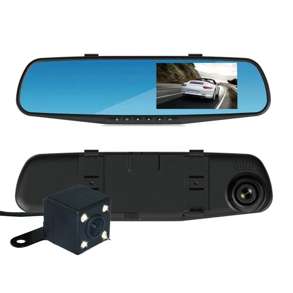 1080P Back Rear View Car Camera Reverse Front and Back Rear Mirror