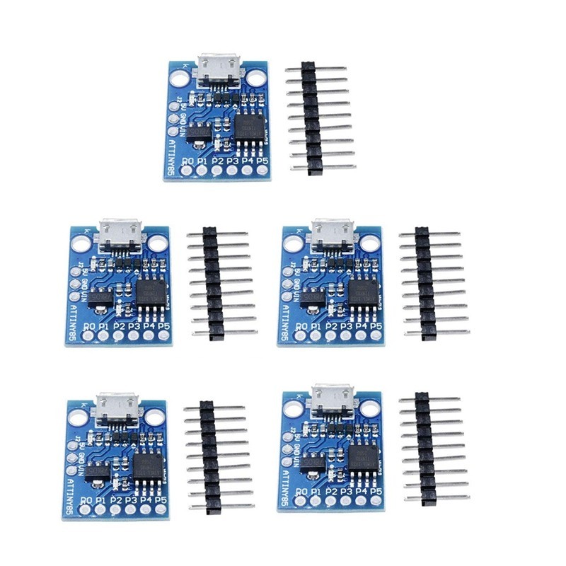 ♛5Pcs Attiny Attiny85 Digispark Kickstarter Micro-USB Development Board ...