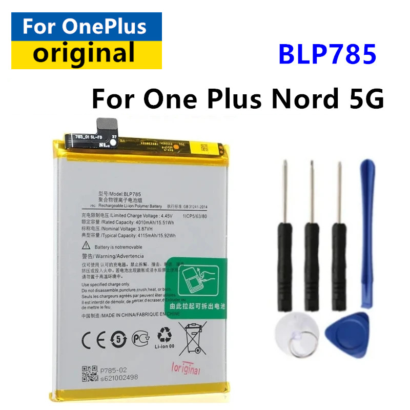 ☾Original BLP785 Battery For One Plus Nord Oneplus Nord 5G 4115mAh ...