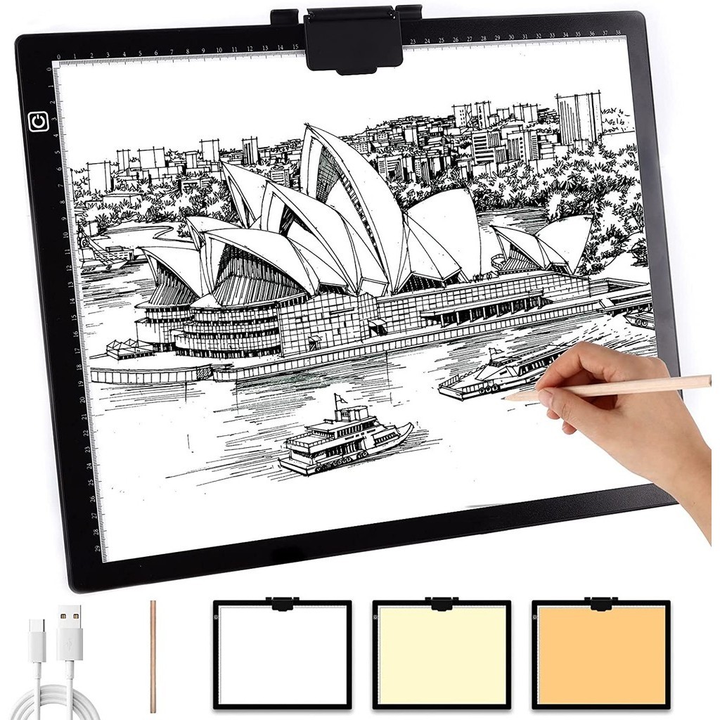 ☾A3 Light Box for Drawing Elice Portable Dimmable Brightness Led Light