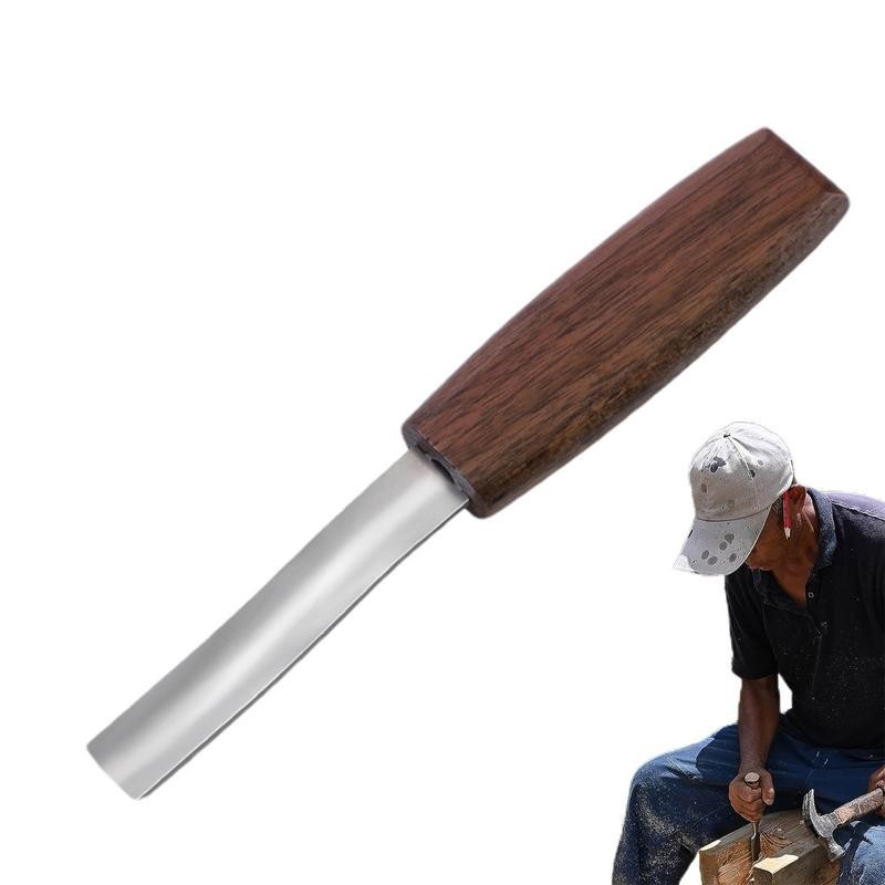 ☚Curved Carving Tool Hand Chisel Carving Tool With Wooden Handle Wood