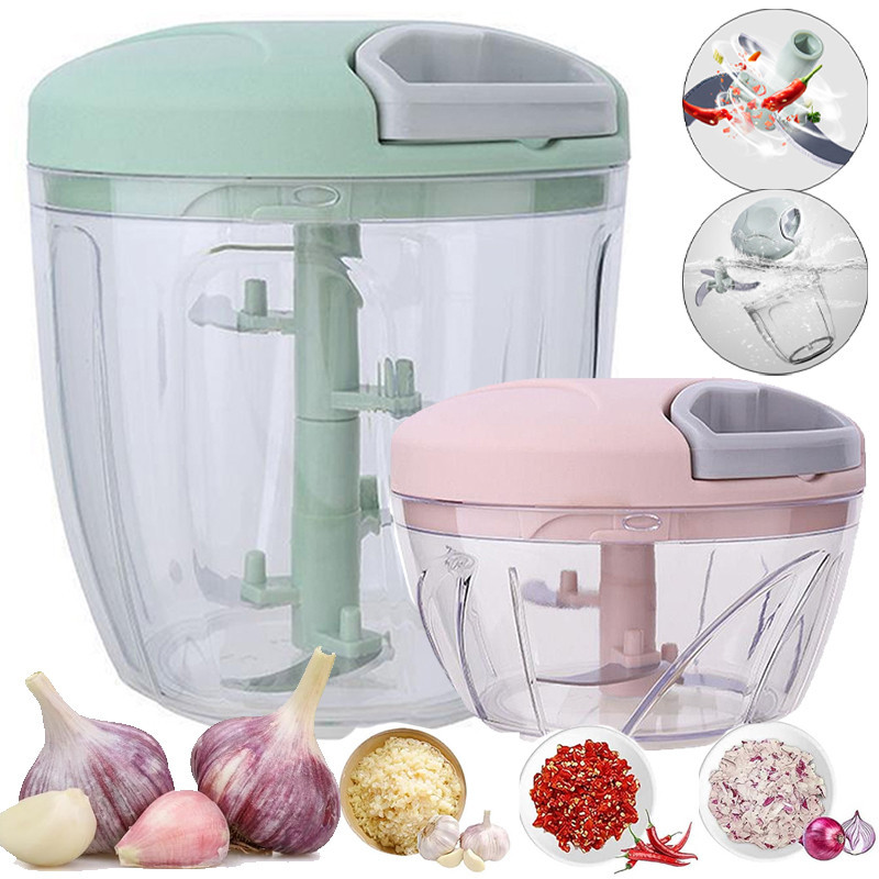 Garlic Chopper Manual Meat Mincer Garlic Chopper Rotate Garlic Press ...