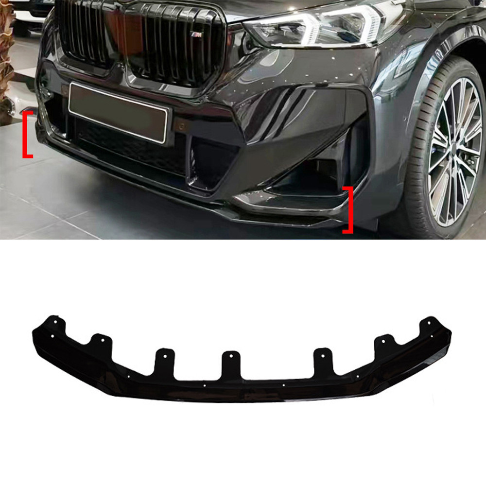 Gloss Black Front Splitter Lips Spoiler For BMW X1 F48 (2016-2022) NexaNovo