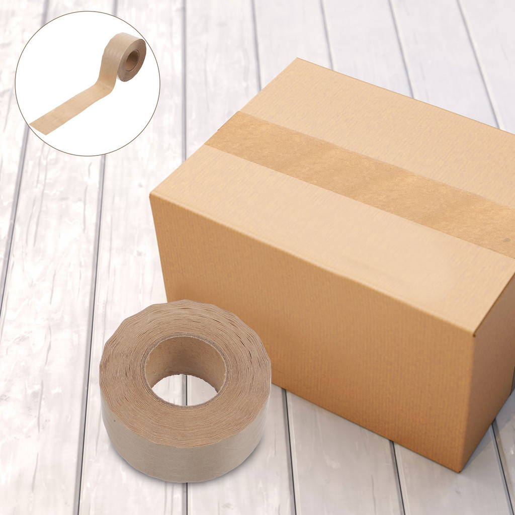 ☃of Kraft Paper Tape Water Activated Gummed Kraft Paper Tape Packaging
