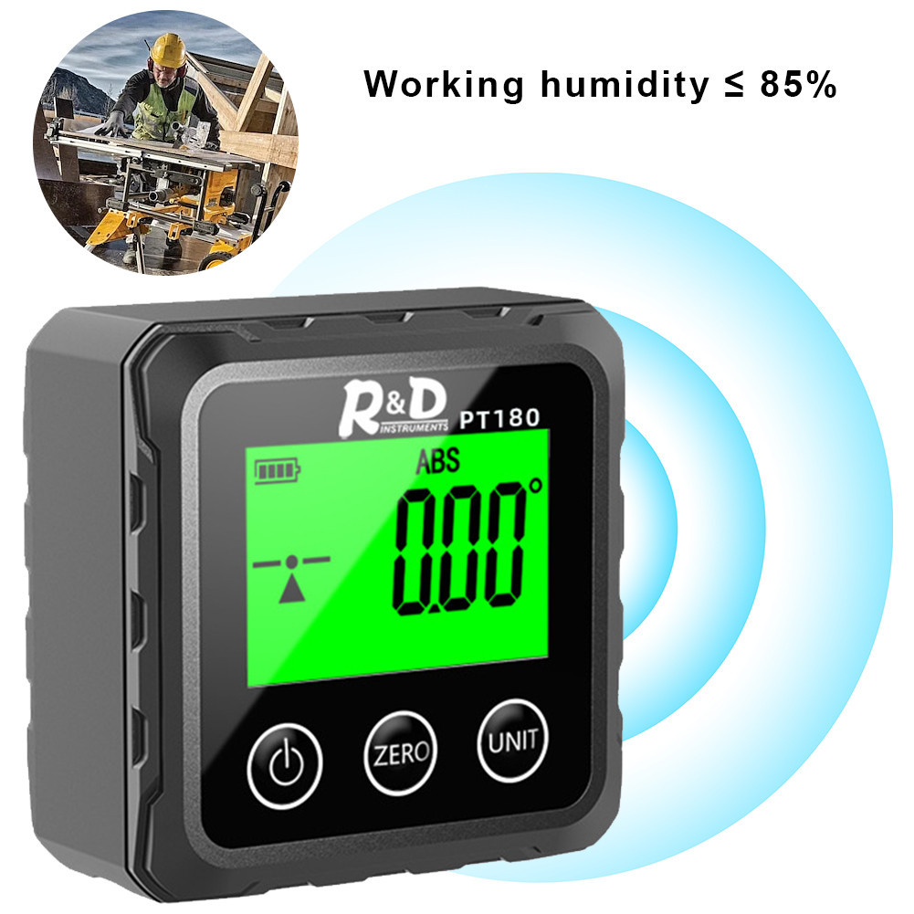 Digital Protractor Inclinometer Magnetic Angle Meter Angle Finder LCD ...