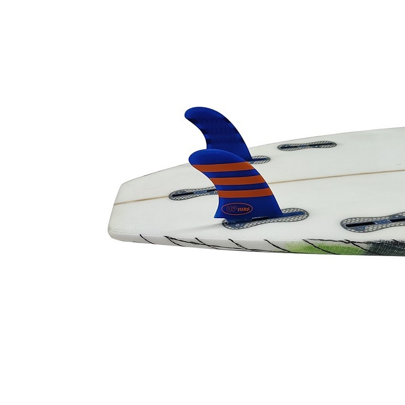 ♠UPSURF FCS 2 Fins Fiberglass GL Twin Fins Honeycomb Surfboard Fins ...