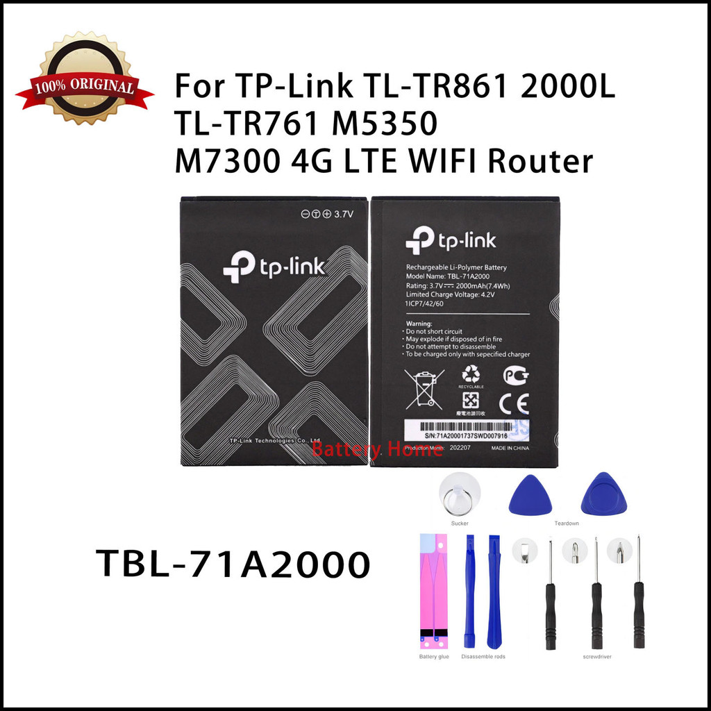 Pin TBL-71A2000 2000mAh(7,4Wh) dùng cho TP-Link M7350v5.2, M7300v2.1