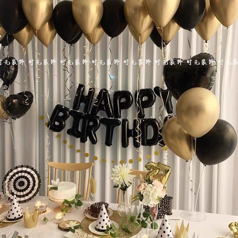 thumbnail image 2 of Rose Gold Birthday Party Decorations Happy Birthday Banner Rose Gold Fringe C 2 of 10