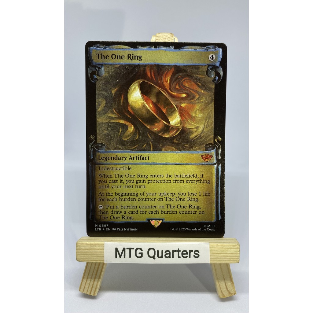 Pr0xy Card - The One Ring (Showcase Scrolls Silver Foil) | The Lord of ...