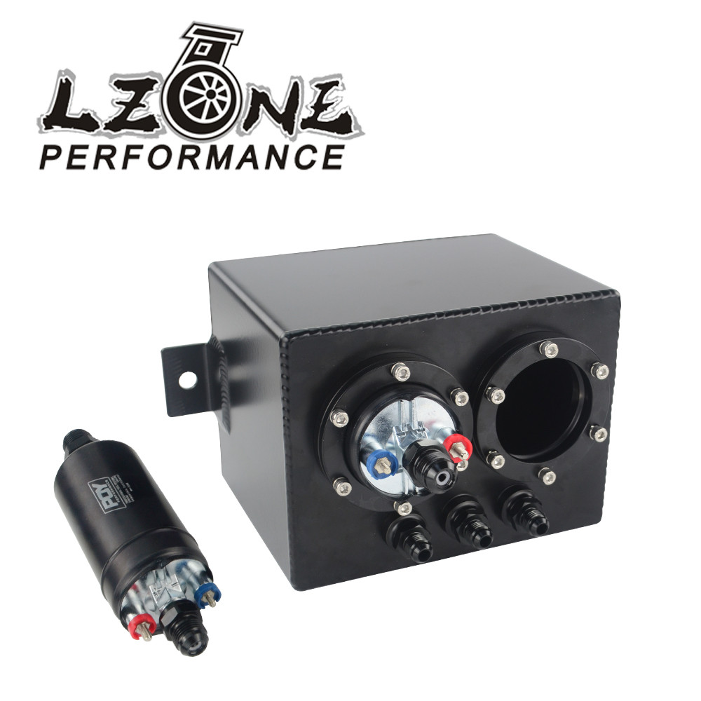 3L Dual BILLET ALUMINUM FUEL SURGE TANK / EFI 380LPH 1000HP TOP QUALITY
