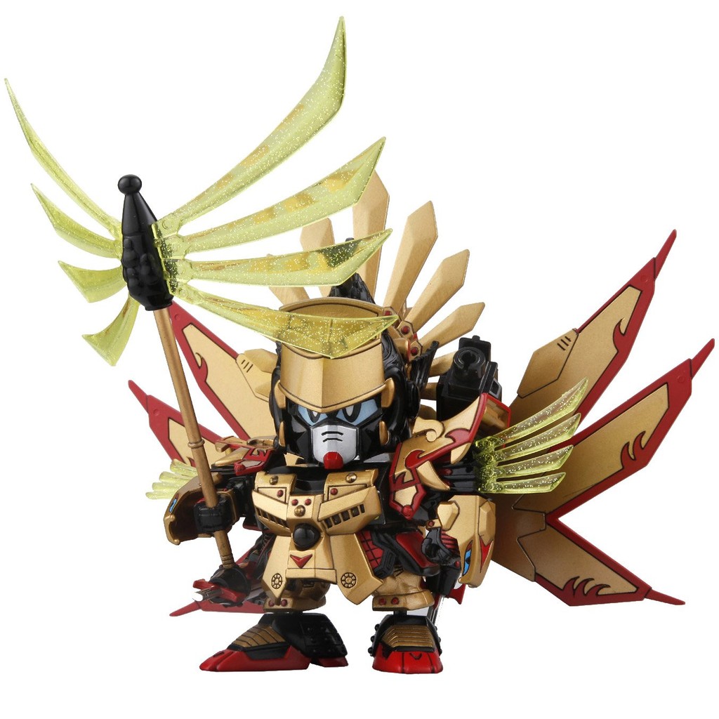 SD Gundam BB Warrior Bujin Advent Edition Oda Nobunaga | Modellbausatz Mit Zubehör | Inkl. Lichtsoldat & Montageanleitung