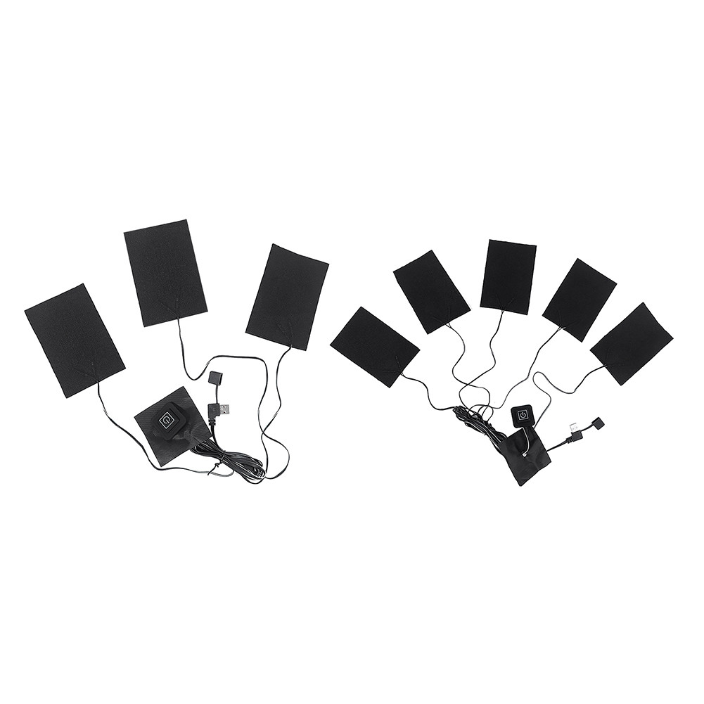 ♠3 Gears Electric Heating Sheet USB Charged 3/5 in 1 Electric Heater