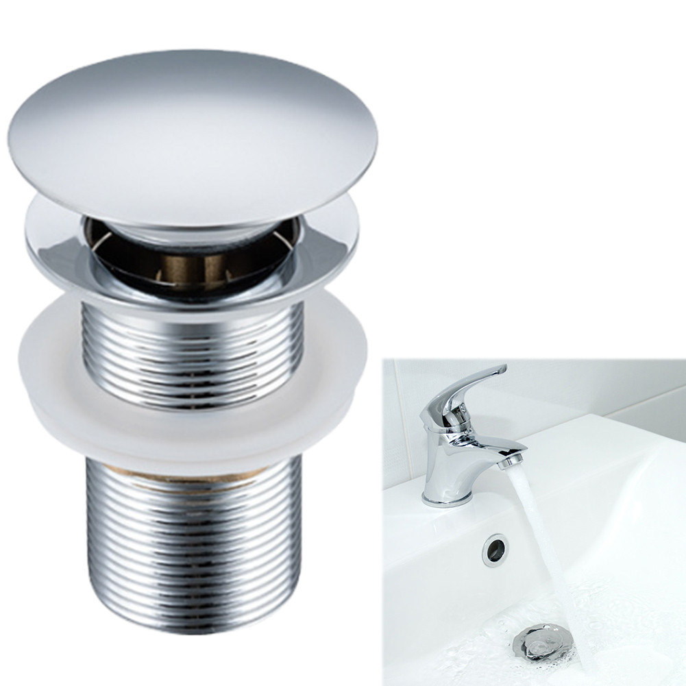 Pop Up Drain Button Anti Clogging Bathroom Sink Plug Drainer Anti ...