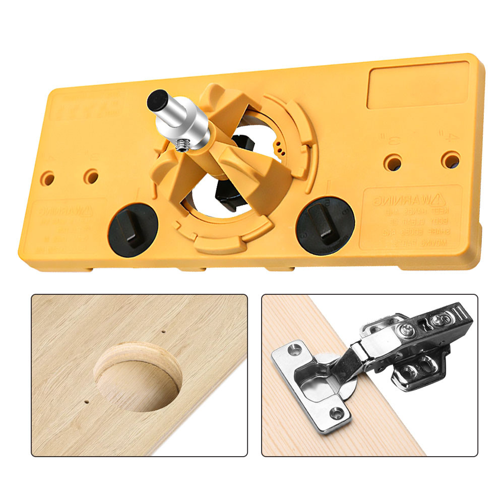유Concealed Hinge Jig 35 Mm Forstner Bit Hardware Template Drilling ...