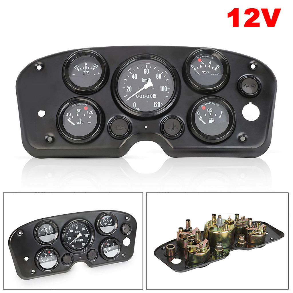 ღ5 In 1 oil pressure gauge fuel level gauge Kit Instrument Panel