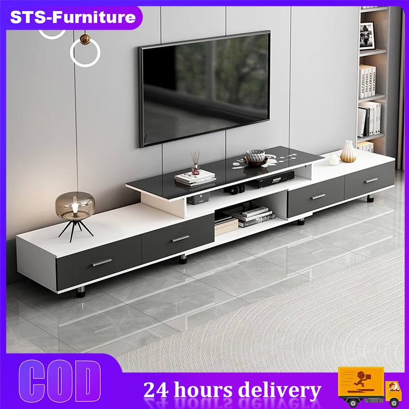 TV Modern Adjustable Length / TV Table Retractable / TV Rack