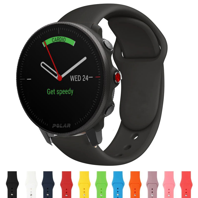 18mm Silicone Bands Compatible For Fossil Women's Gen 5E 42mm /Gen 4 Q