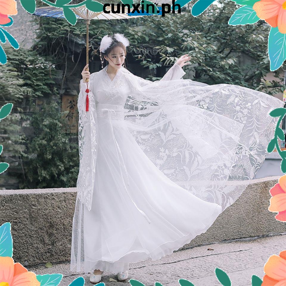 Original Genuine Hanfu Female Spring Dress Fairy Chinese Style Wide ...