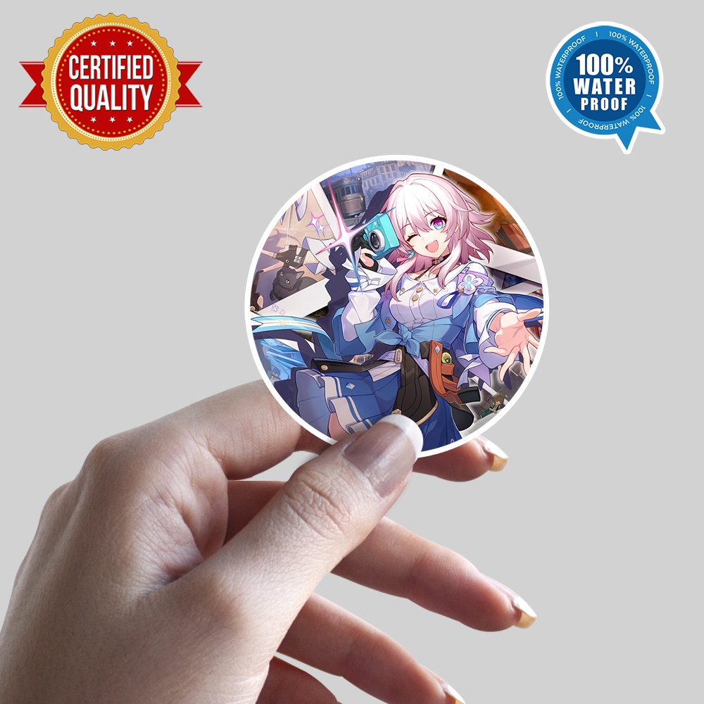 Honkai: Star Rail Water Proof Stickers - Honkai Characters Design ...