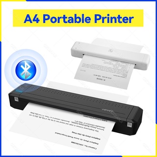 HPRT MT800 Thermal Transfer Portable Printer Support 8.5 X 11 US Letter &  A4 Paper Bluetooth Wireless Travel Printer Compatible with Android and