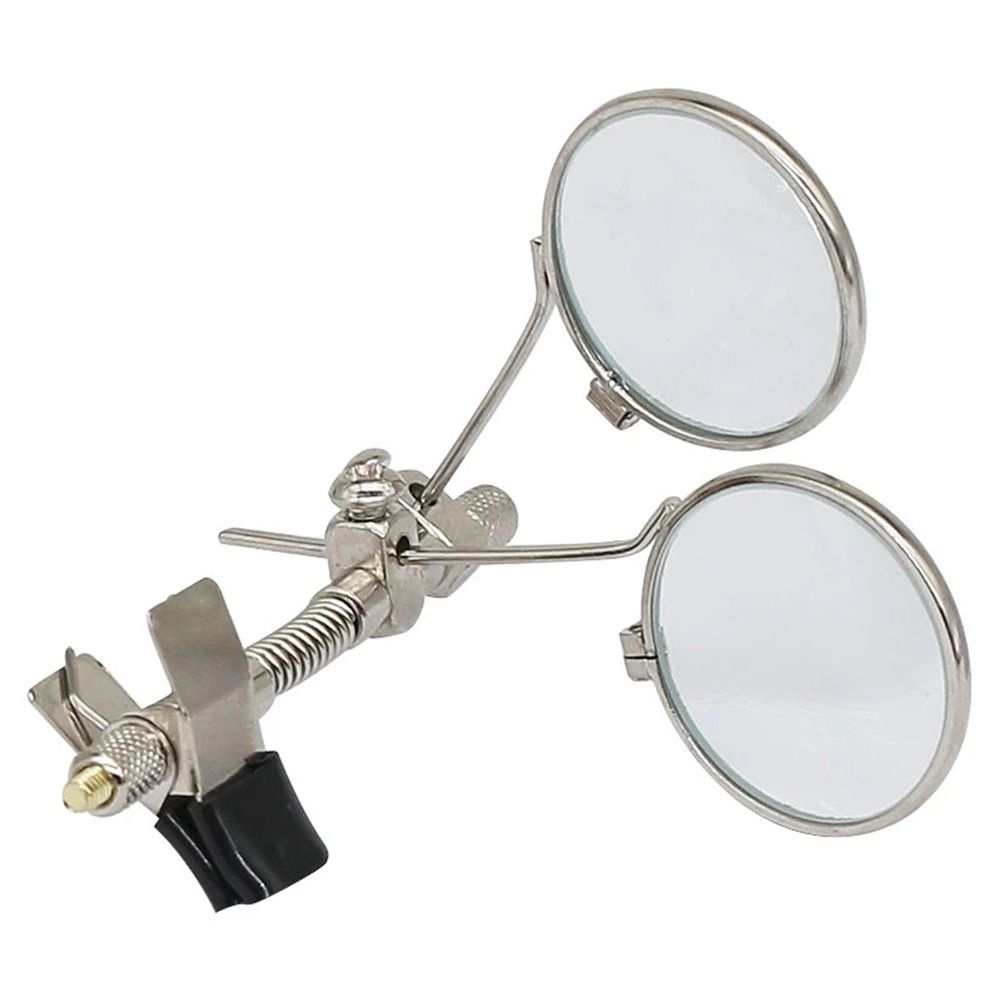 ClipOn Eyeglass Loupes 10X Double Lenses Magnifying Glass Diameter