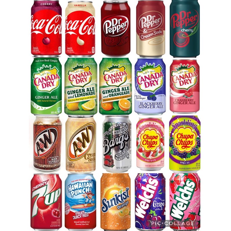 №Imported Soda in Can Dr Pepper, Barr, Warheads, Canada Dry, A&W, Coca ...