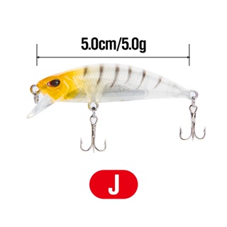 SUKE Fishing Lure Top Water SwimBait Lure 3D Eyes Minnow Buzz Bait Lure  5g/5cm Fish