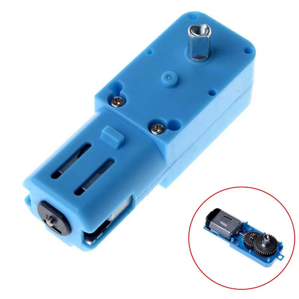 DC 3V-6V 1:90 Metal Gear Motor Single All Metal/Half Metal Axis Gear ...