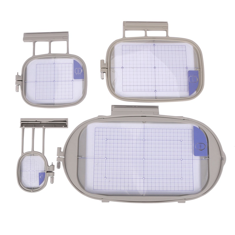 4Pcs Sewing Machine Embroidery Hoop for Brother Innovis 1500 1500D