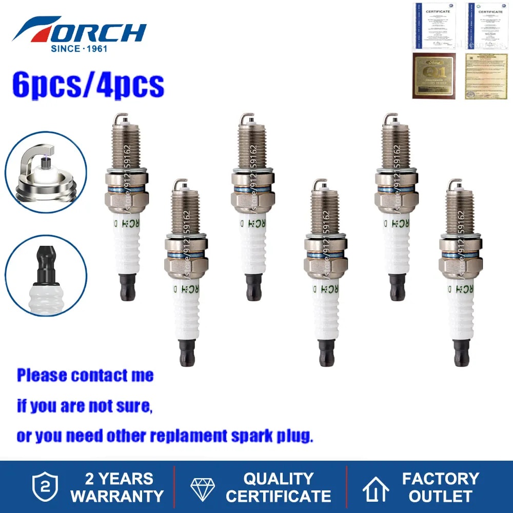 ♝4/6PCS Original Normal TORCH Spark Plug DK7RTC Replace for Candle 3932