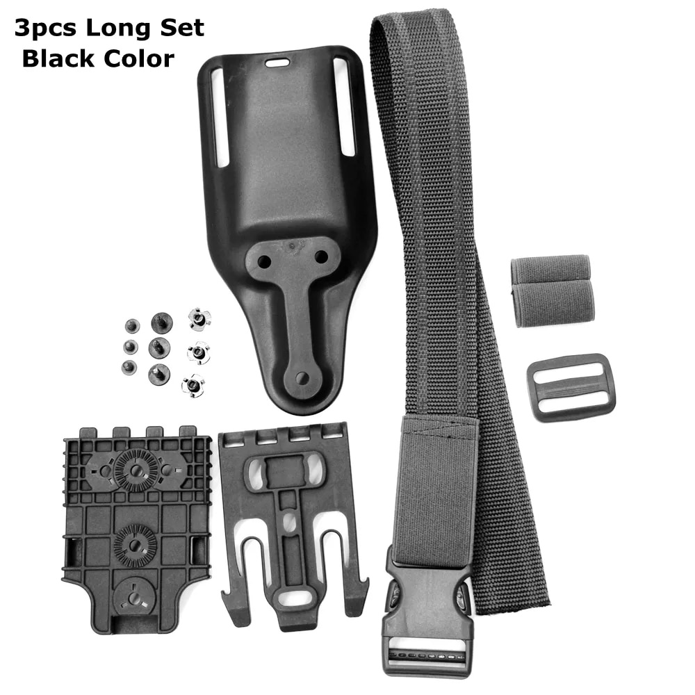 Antislip Elastic Gun Holster Strap Drop Leg Holster Thigh Strap QLS 19