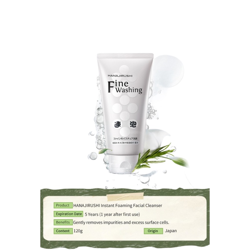 COD Whitening face wash [Japan] HANAJIRUSHI Whitening Vitamin C Instant