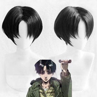 Killing Stalking Yoon Bum and Sangwoo Brown Black Cosplay Wig