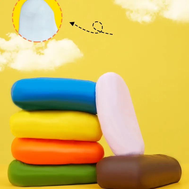 ⓛ500g Crystal Resin Soft Clay Cold Porcelain Clay Material Clay