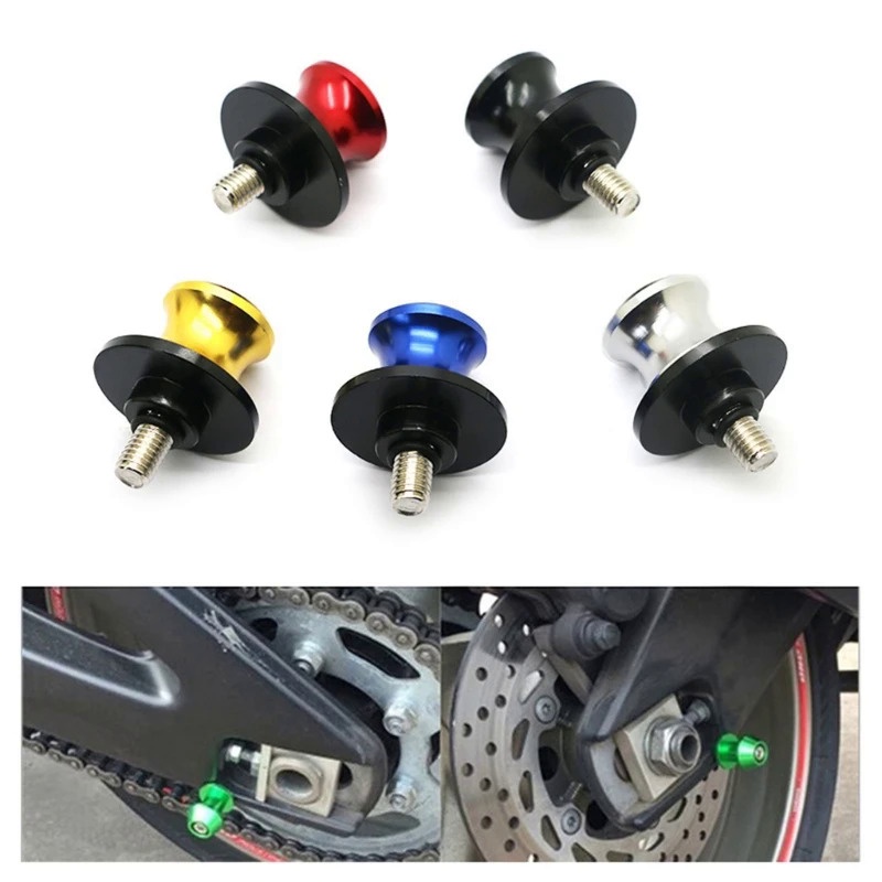 Universal M6 M8 M10 Aluminum Alloy Swingarm Spools Rear Stand Screws ...